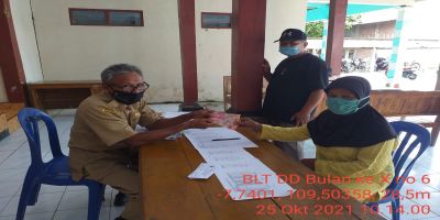 Penyaluran BLT DD Bulan Ke X Desa Banjarejo
